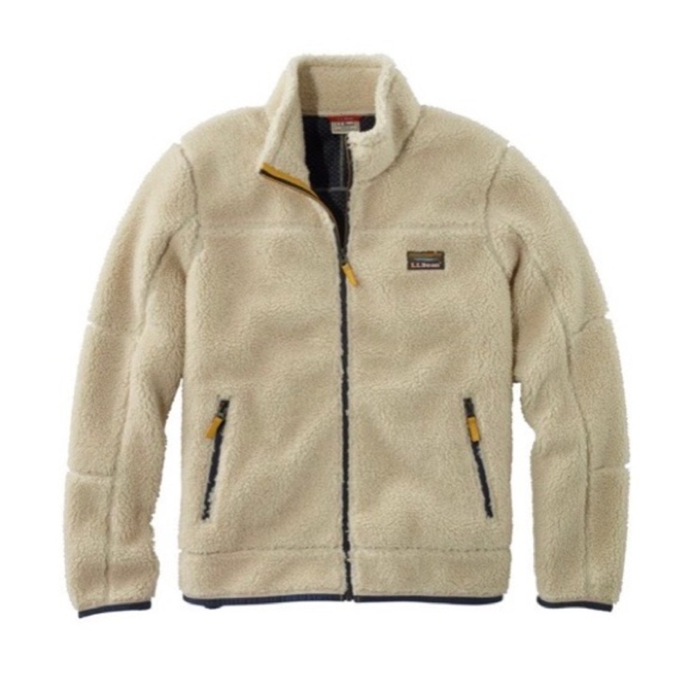 L.L. Bean | Men’s Mountain Pile Fleece Full Zip Jacket Medium